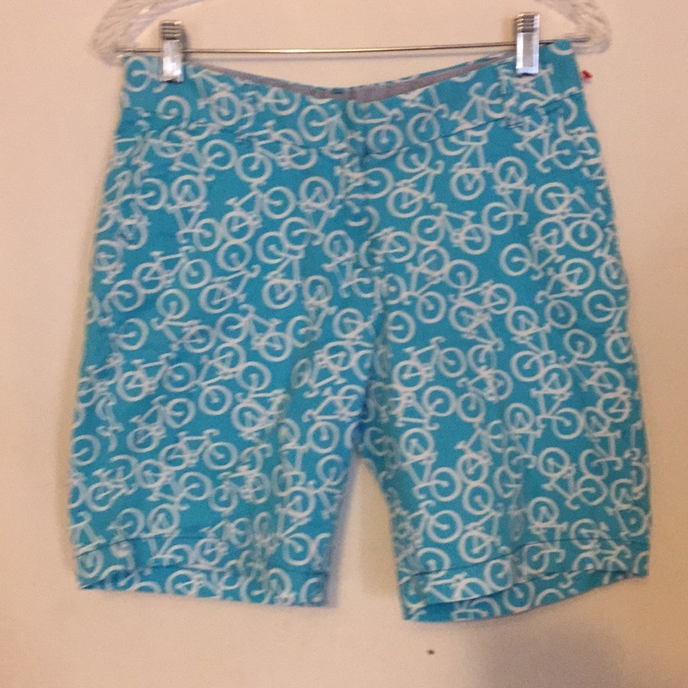 Crown ivy size 4 bike Print Bermuda shorts